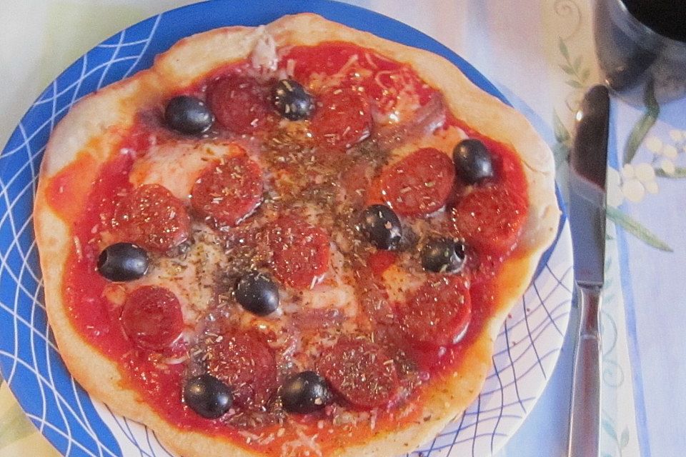 Pfannen-Pizza