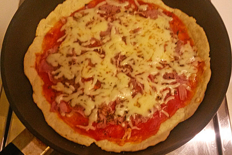 Pfannen-Pizza