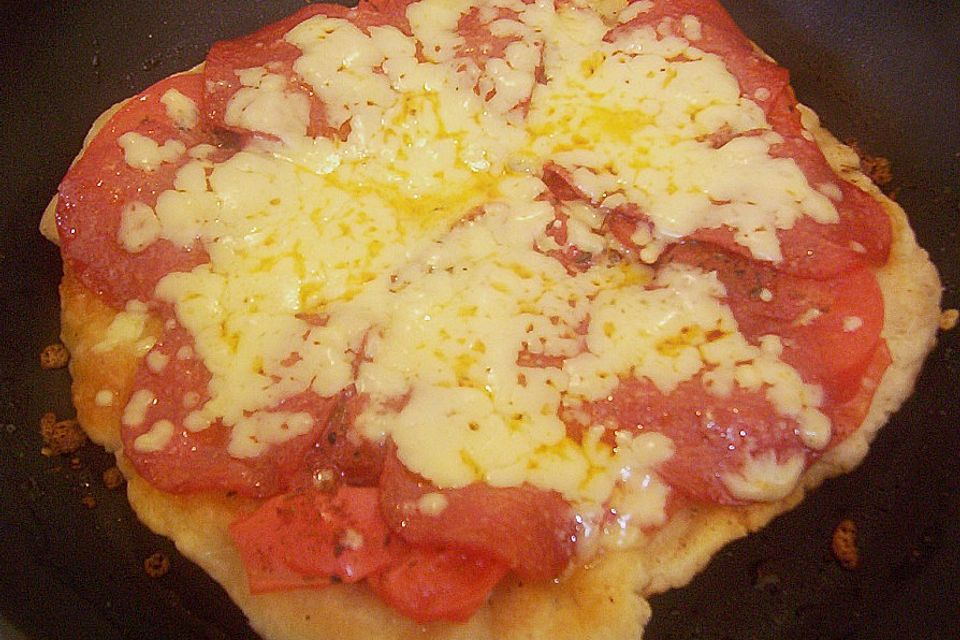 Pfannen-Pizza