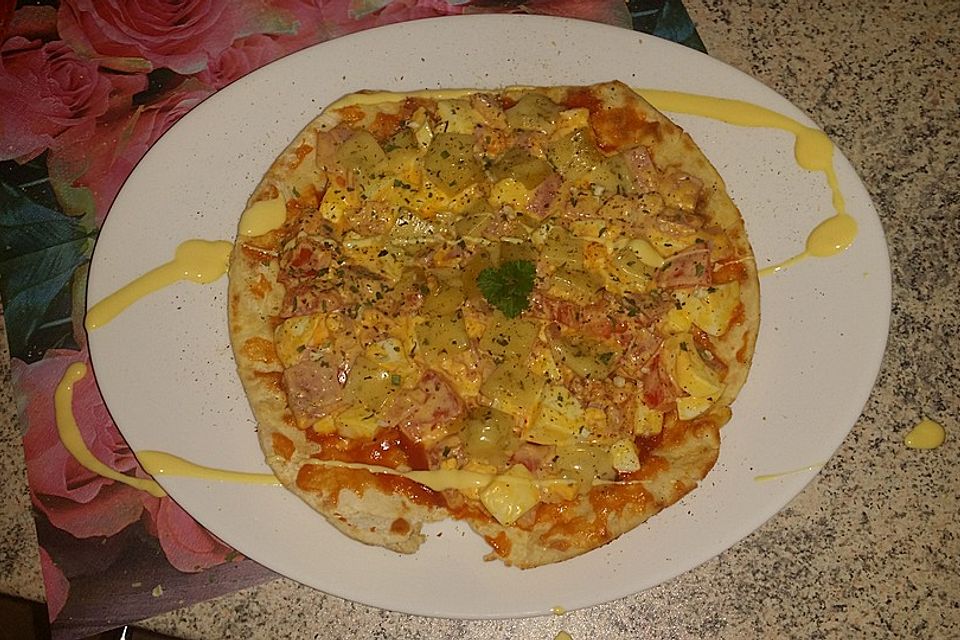 Pfannen-Pizza