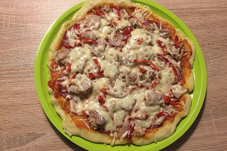 Pfannen-Pizza