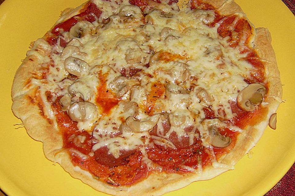 Pfannen-Pizza