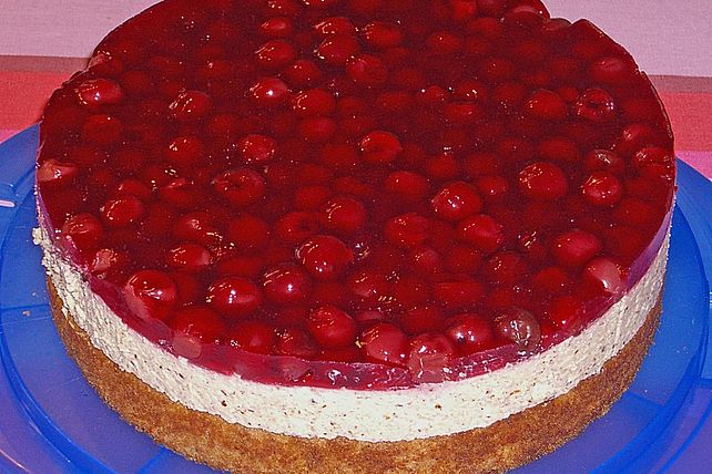 Kirschkuchen mit Mandel - Biskuit von bibiana81| Chefkoch