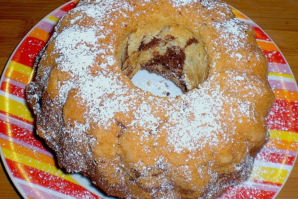 Apfel - Ingwer - Marmorkuchen