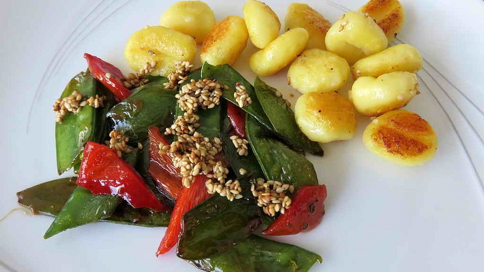 Gebratene Zuckerschoten von Floeckchen81