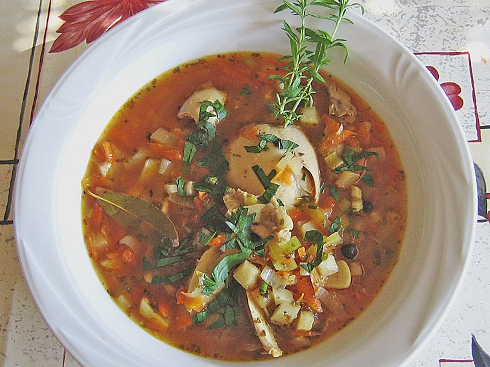 Hühnereintopf mit Grieß von Hani| Chefkoch