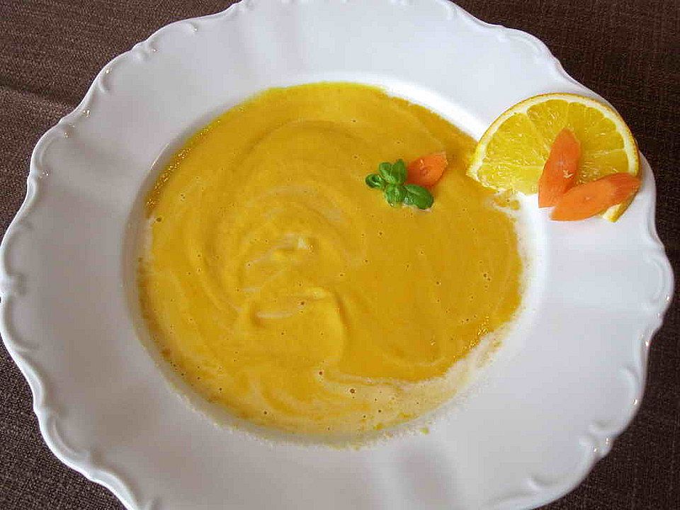 Möhren - Orangen - Cremesuppe von anwillberg| Chefkoch