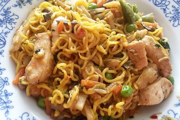 Asiatische Nudelpfanne Von Bernie0 Chefkoch