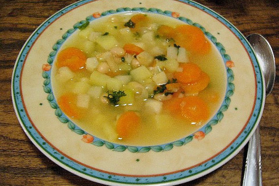 Schnelle Minestrone