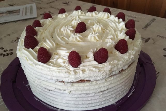 Himbeer - Zitronen - Frischkäse - Torte| Chefkoch