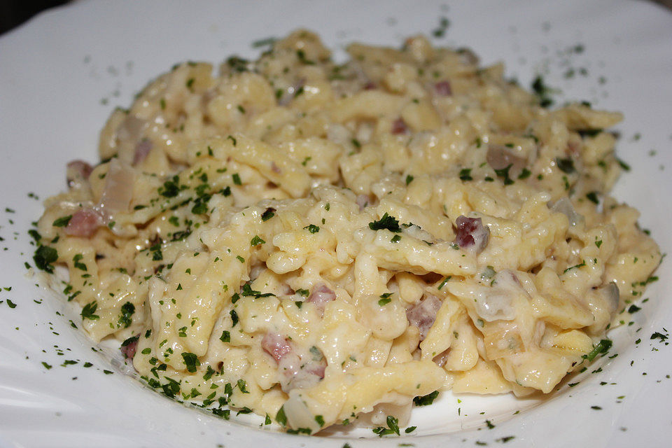 Cremige Käsespätzle