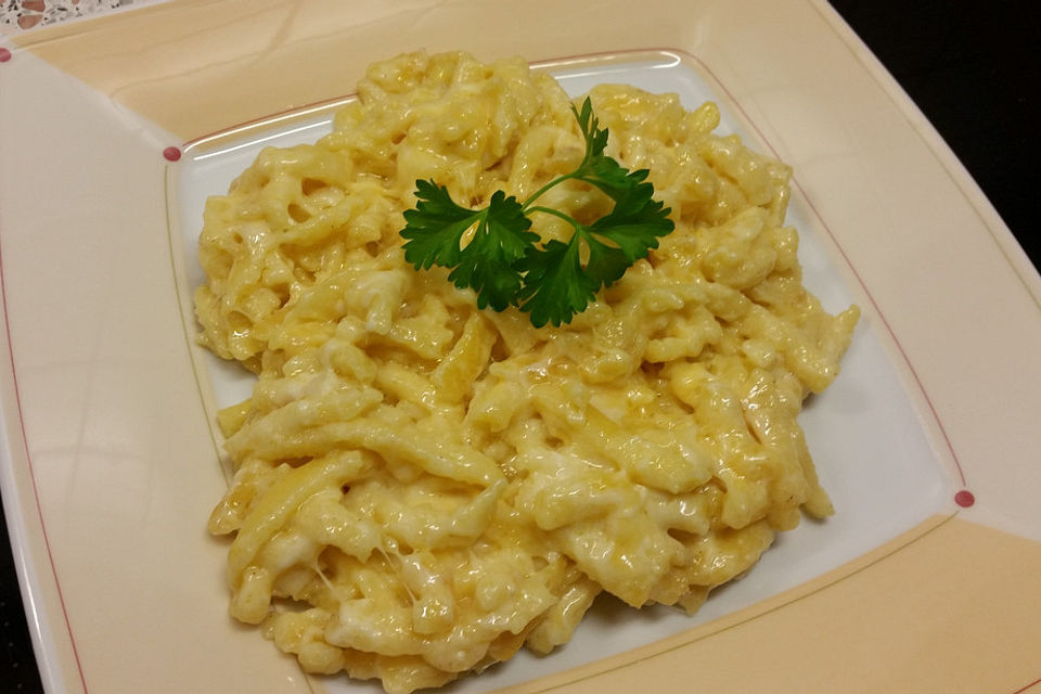 Cremige Käsespätzle