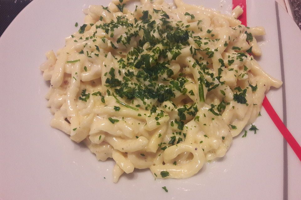 Cremige Käsespätzle