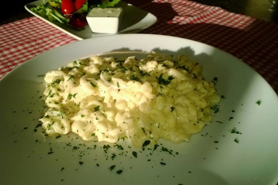 Cremige Käsespätzle