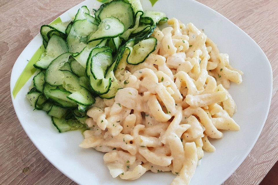 Cremige Käsespätzle