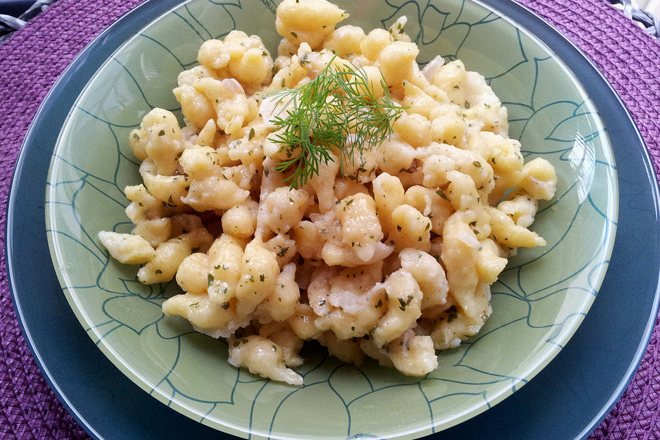 Cremige Käsespätzle