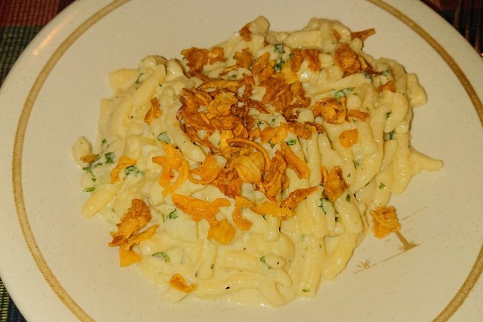 Cremige Käsespätzle