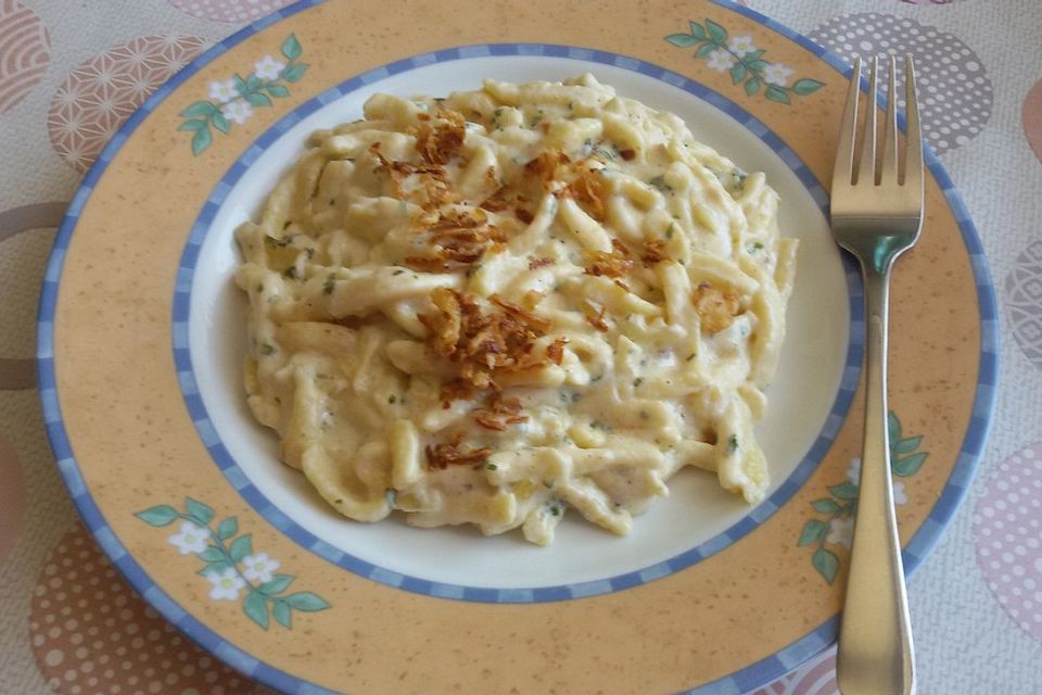 Cremige Käsespätzle