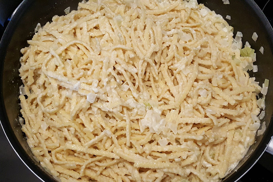 Cremige Käsespätzle