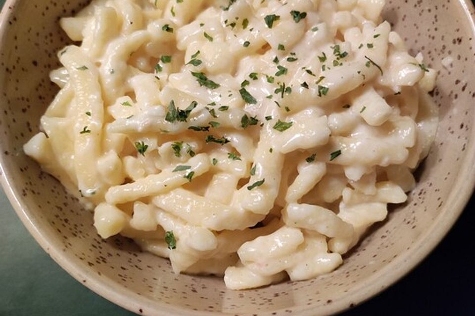 Cremige Käsespätzle