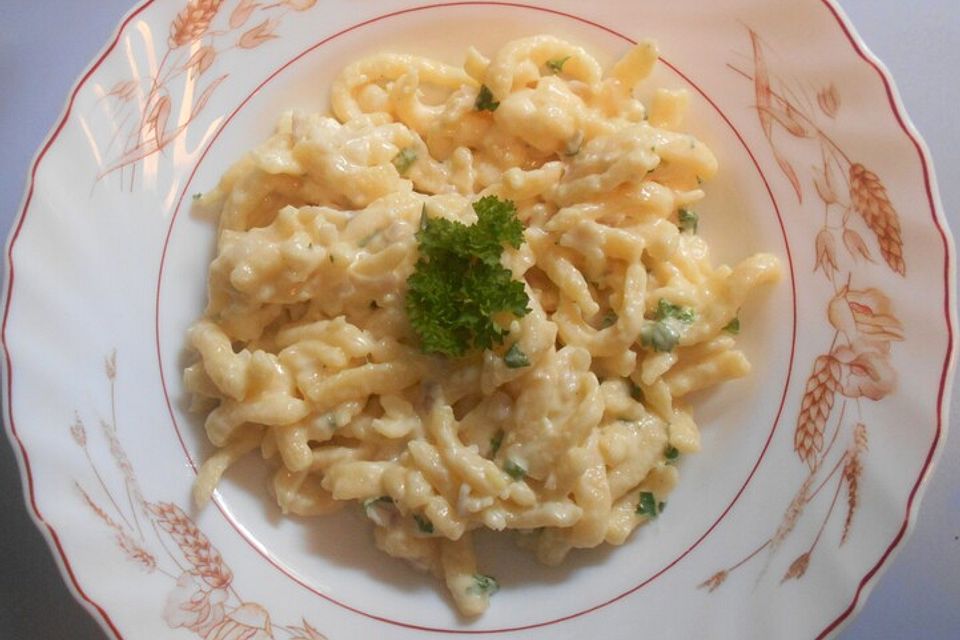 Cremige Käsespätzle