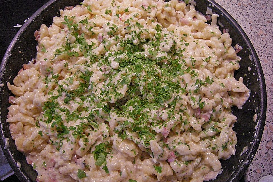 Cremige Käsespätzle