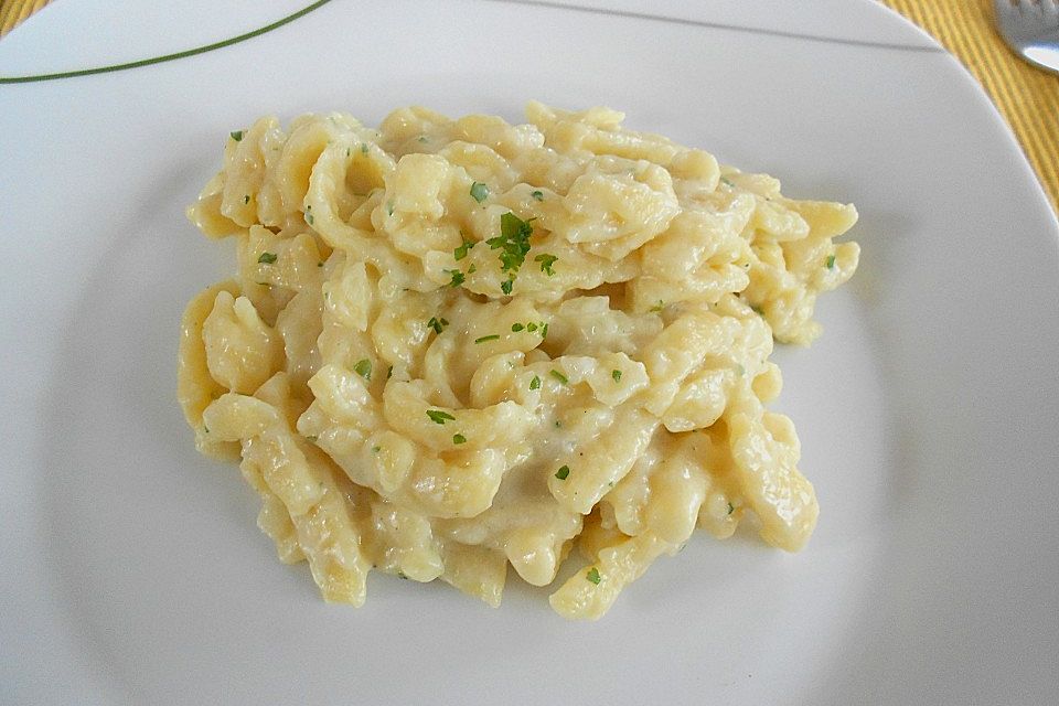 Cremige Käsespätzle