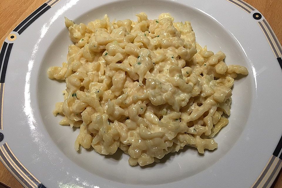 Cremige Käsespätzle