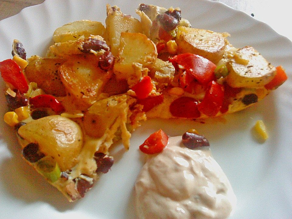 Kartoffel-Bohnen-Tortilla von Angelique1| Chefkoch