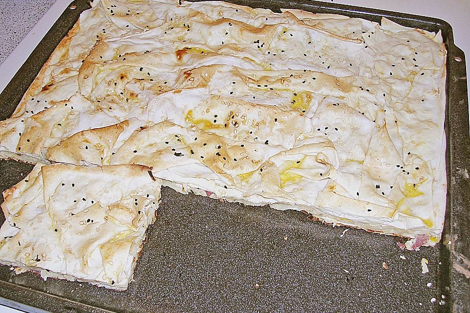 Lauch - Käse - Pita