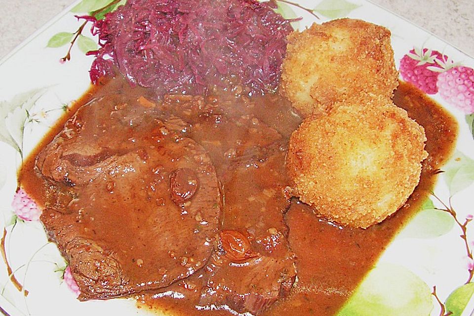 Echt rheinischer Sauerbraten