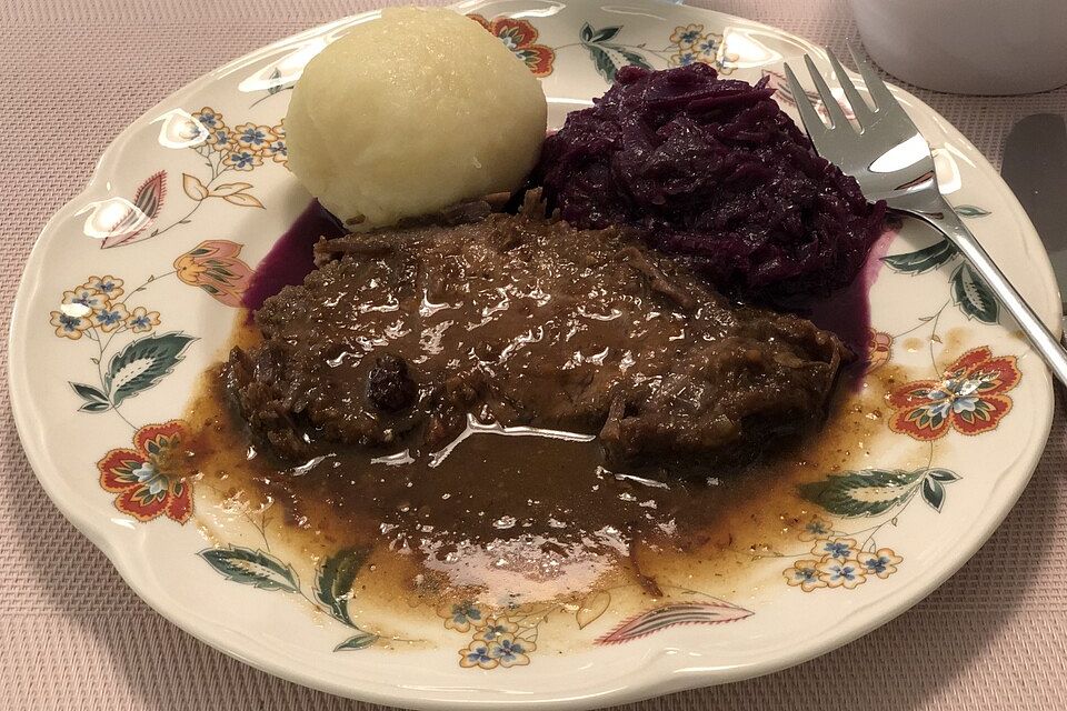 Echt rheinischer Sauerbraten