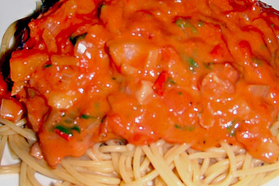 Wodka - Sauce zu Pasta