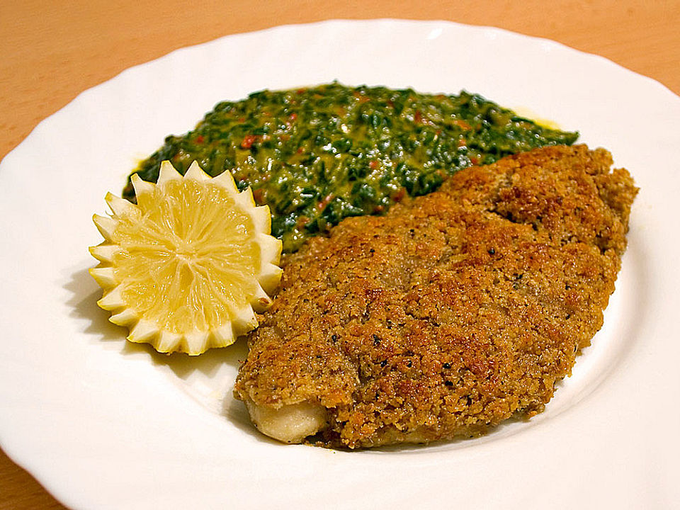 Pangasius mit Ingwerkruste und Kokos - Spinat von daja| Chefkoch