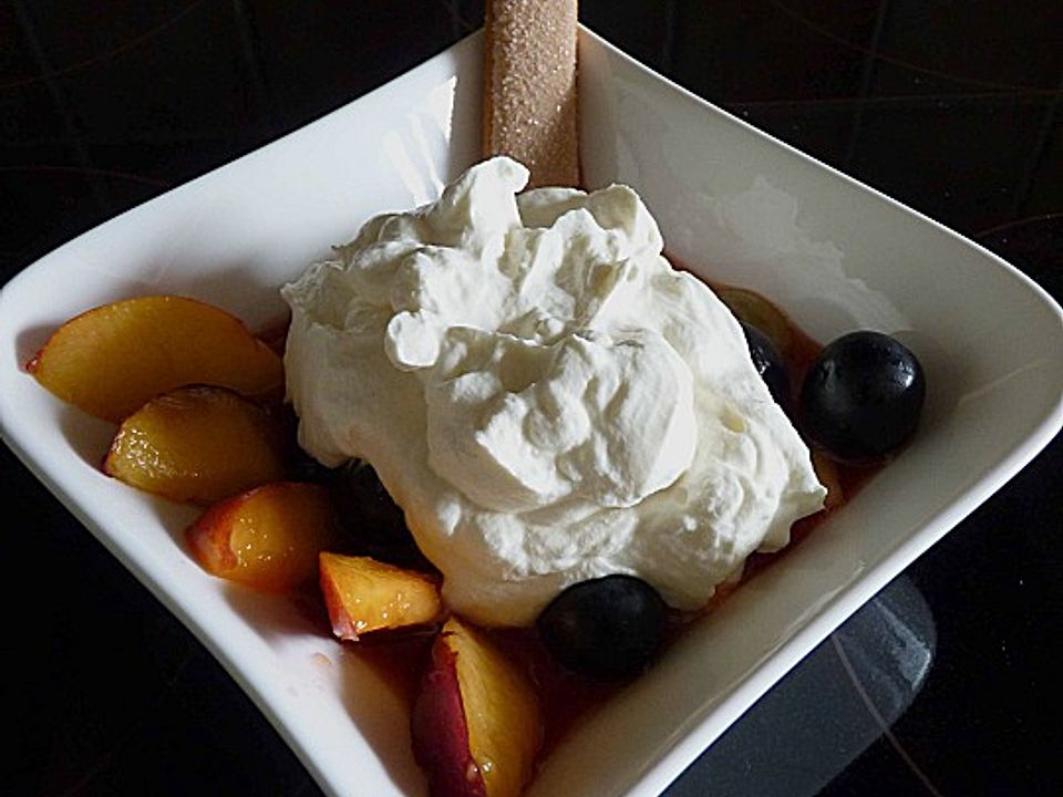 Beerenfrüchte Dessert mit Vanille Joghurt von sarahrinnert Chefkoch