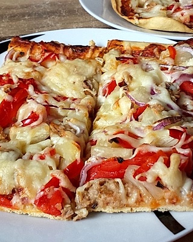 Pizza Hawaii kalorienarm