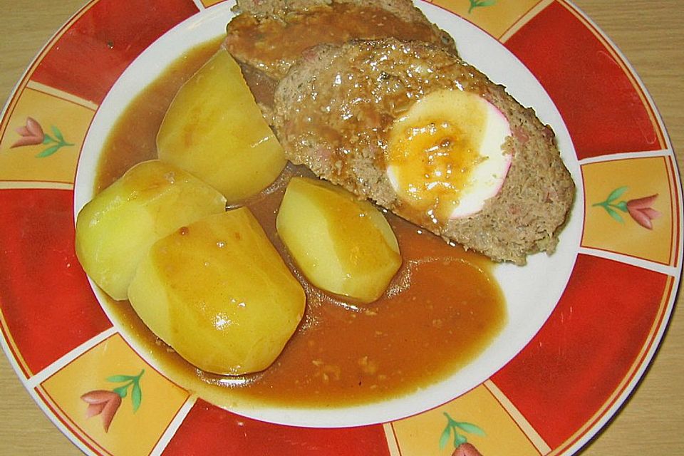 Gefüllter faschierter Braten