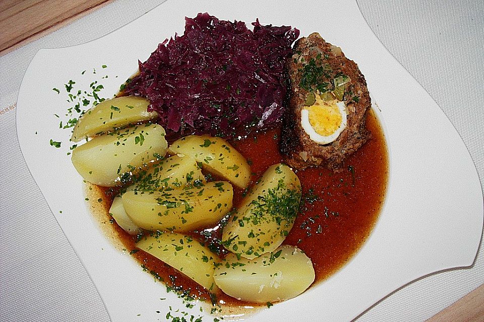 Gefüllter faschierter Braten