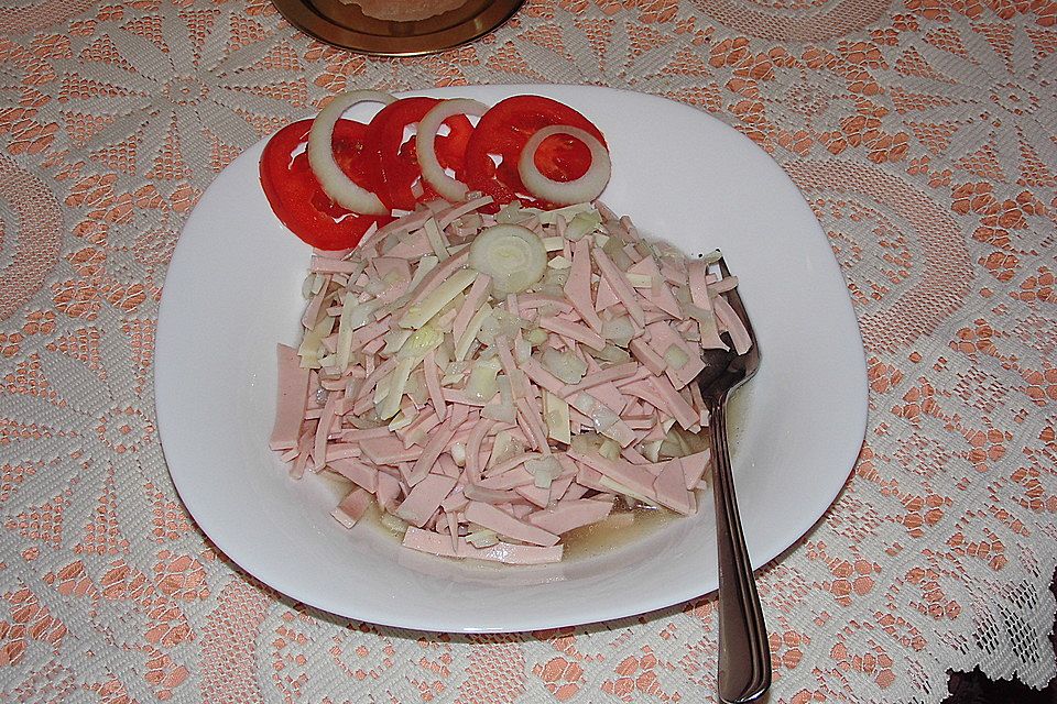 Wurstsalat bayerische Art Wurstsalat bayerische Art