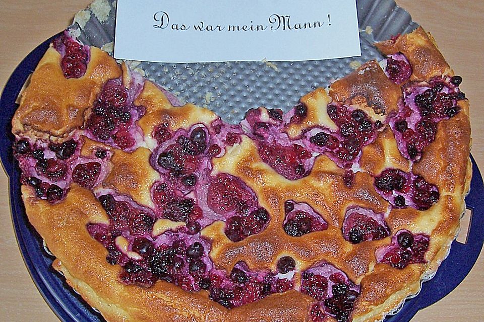 Beeren - Quark - Kuchen