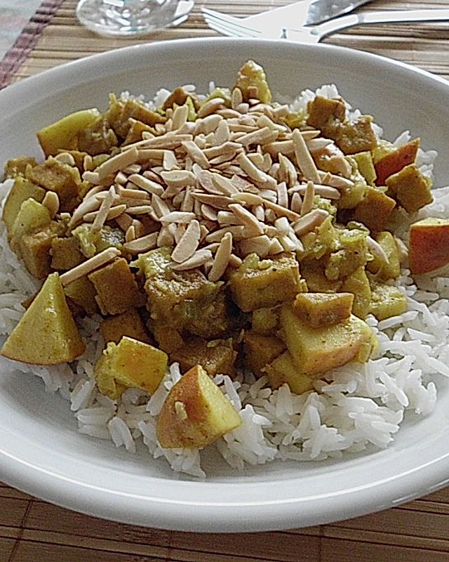 Tofu - Früchte - Curry