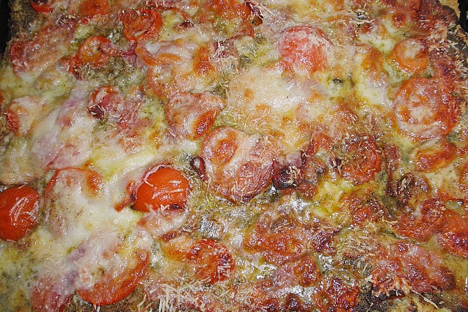 Pizza al Pesto Genovese