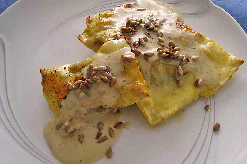 Maultaschen in Soße