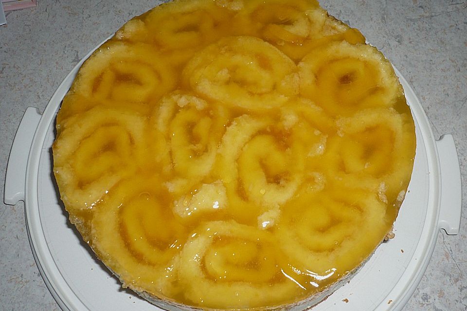 Orangen - Sauerrahm - Torte