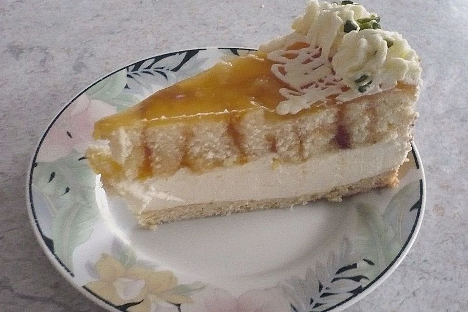 Orangen - Sauerrahm - Torte