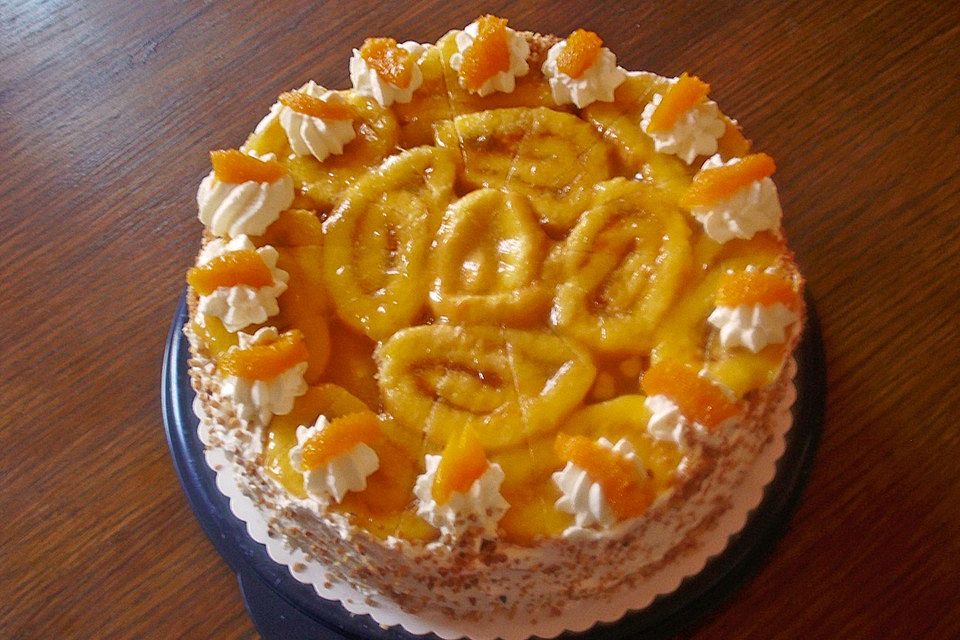 Orangen - Sauerrahm - Torte