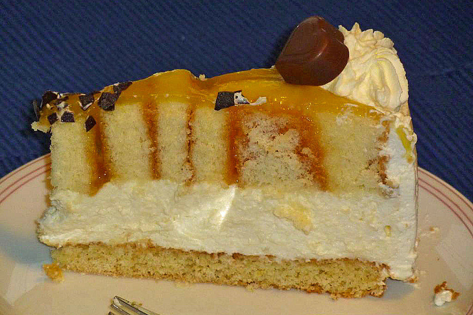 Orangen - Sauerrahm - Torte