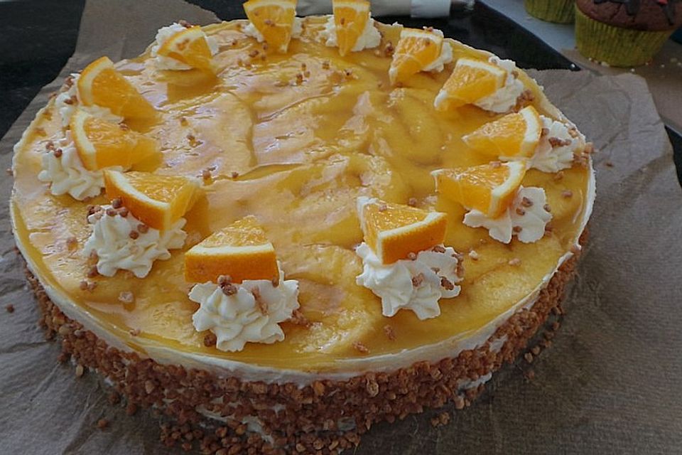 Orangen - Sauerrahm - Torte