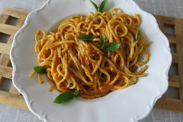 Spaghetti all arrabiata von Leen | Chefkoch