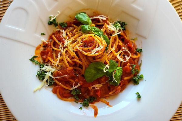 Spaghetti all arrabiata von Leen | Chefkoch